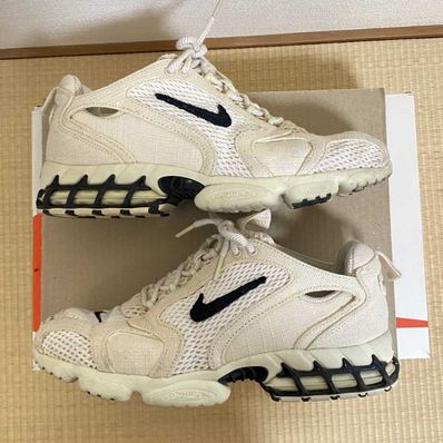 Stussy × Nike Air Zoom Spiridon CG 2 "Fossil/Black"