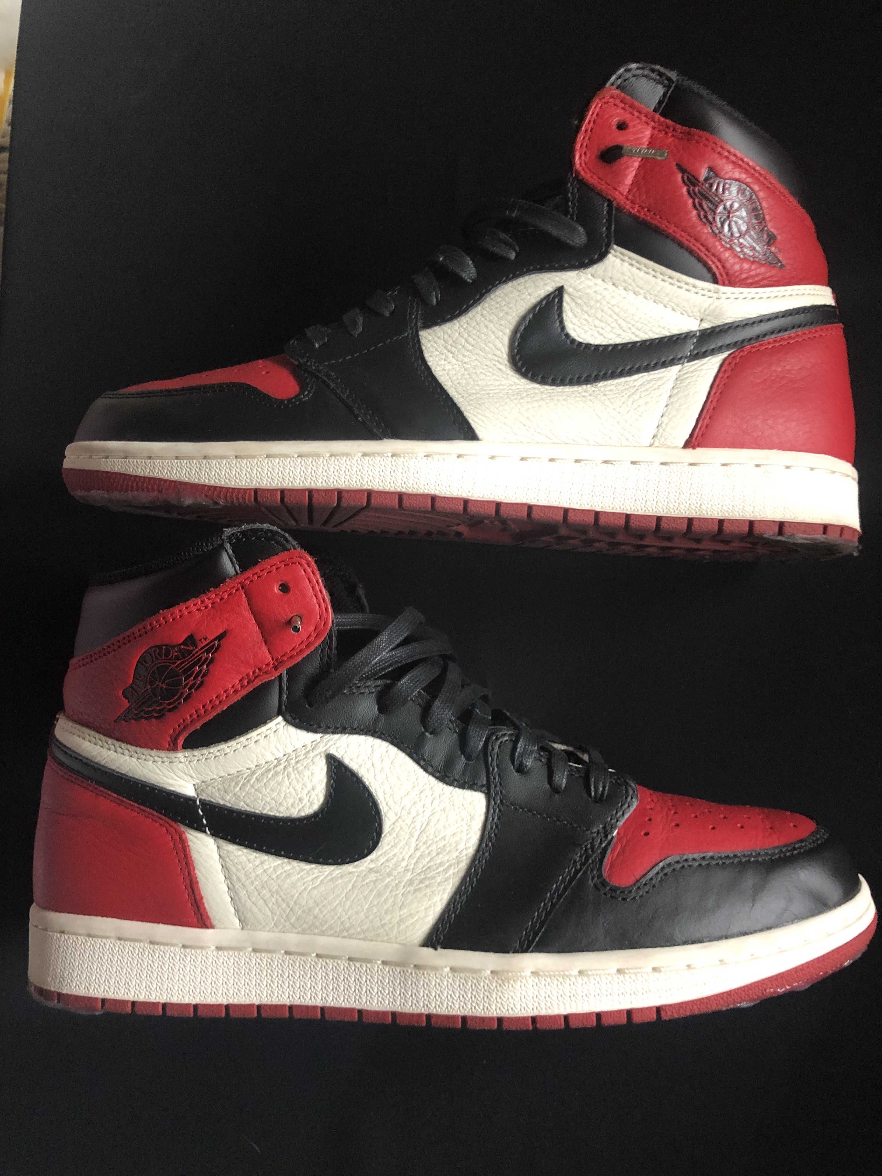 Nike Air Jordan 1 Retro High OG "Bred Toe"