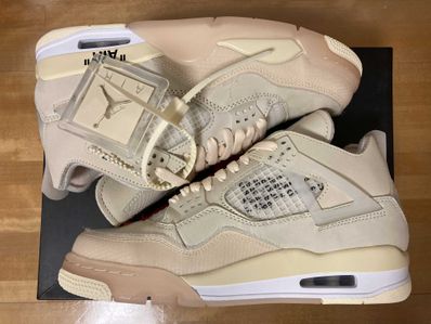 Off-White × Nike Women's Air Jordan 4 SP "Sail"