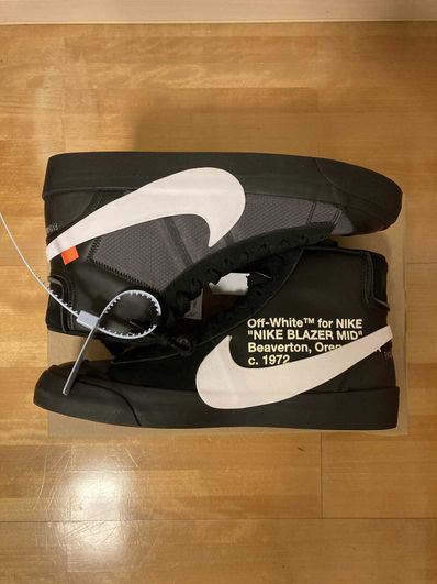 Off-White × Nike Blazer Studio Mid "Grim Reaper"