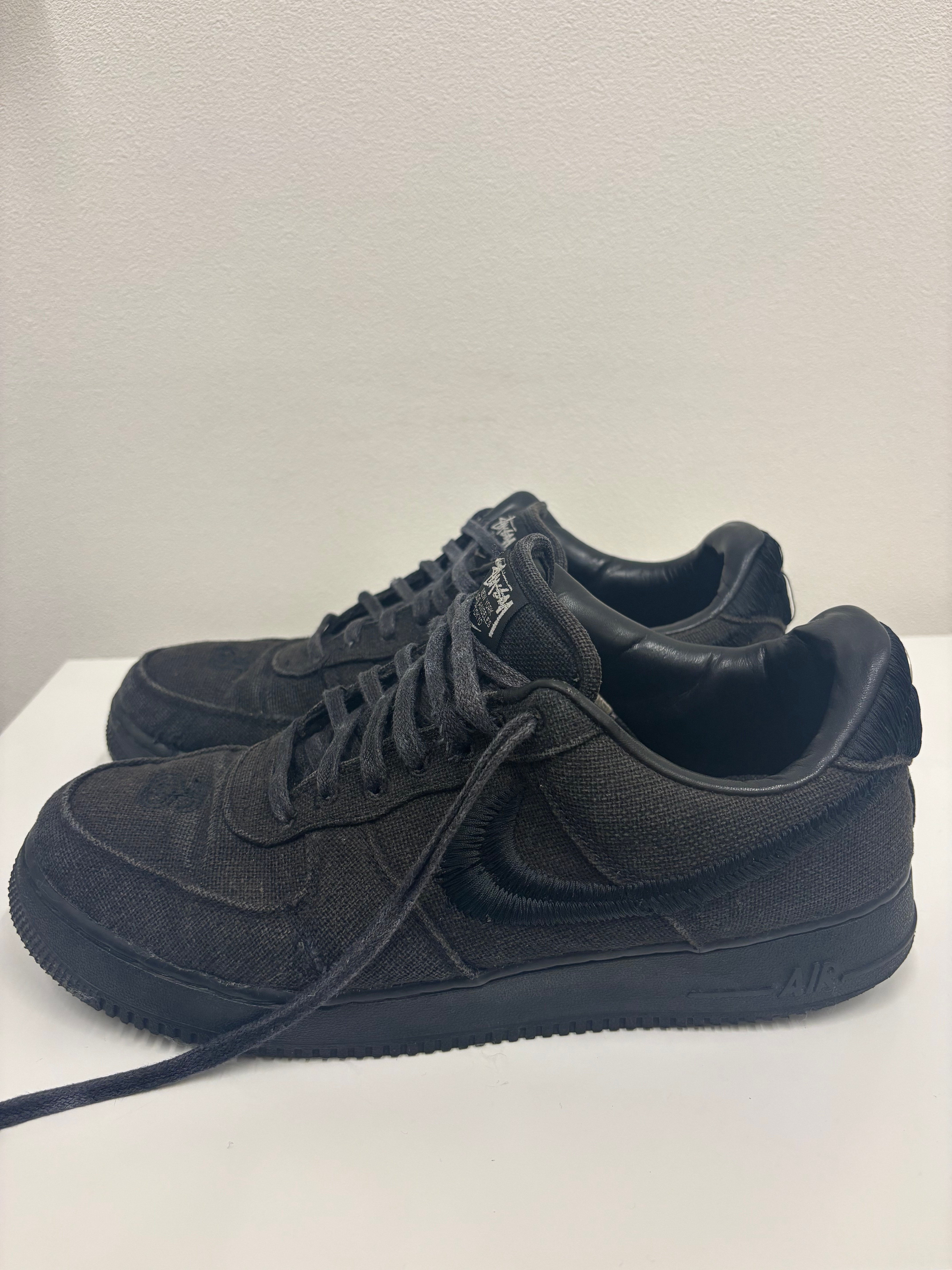Stussy × Nike Air Force 1 Low "Triple Black"