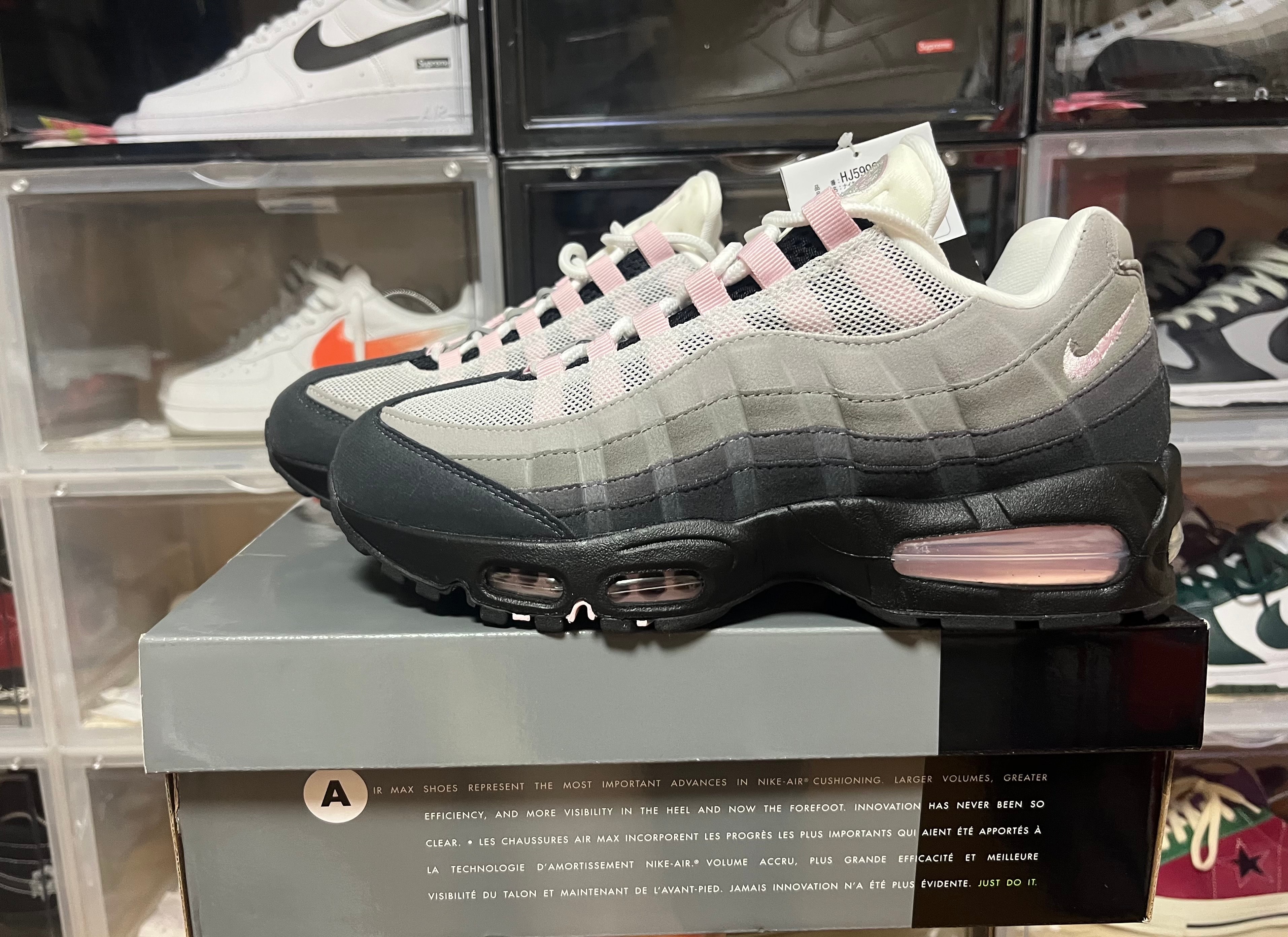 Nike Women's Air Max 95 OG Big Bubble "Medium Grey/Pink Foam"