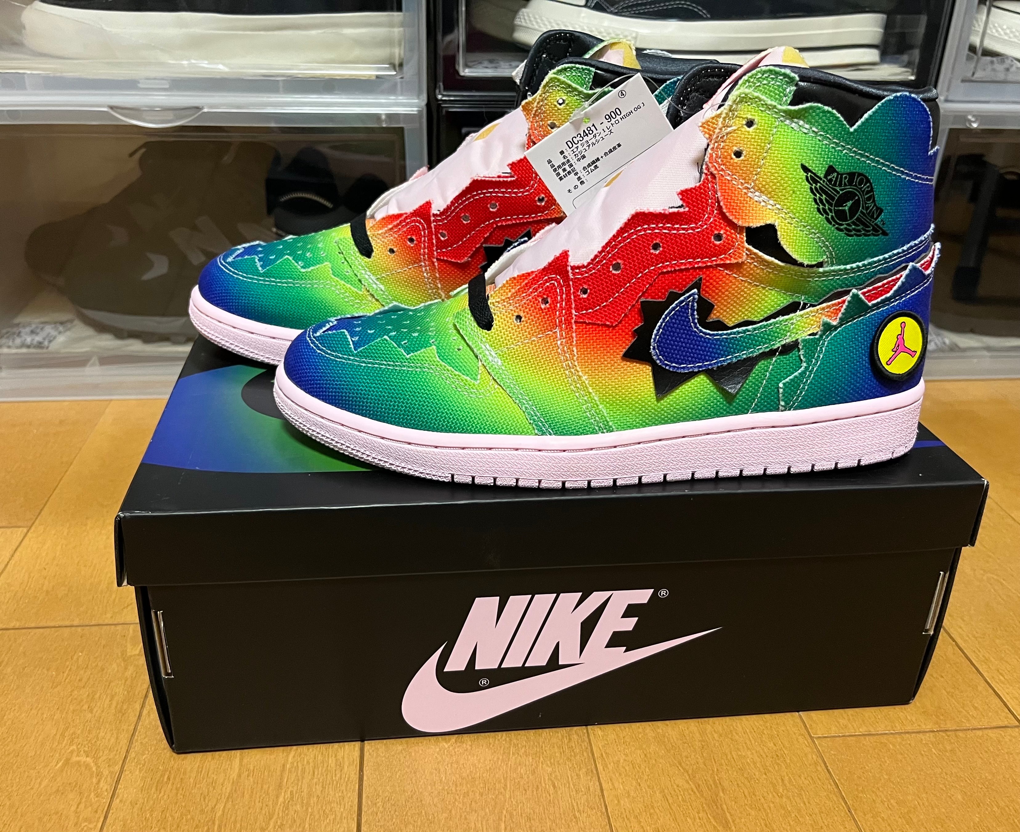 J Balvin × Nike Air Jordan 1 High OG "Rainbow"