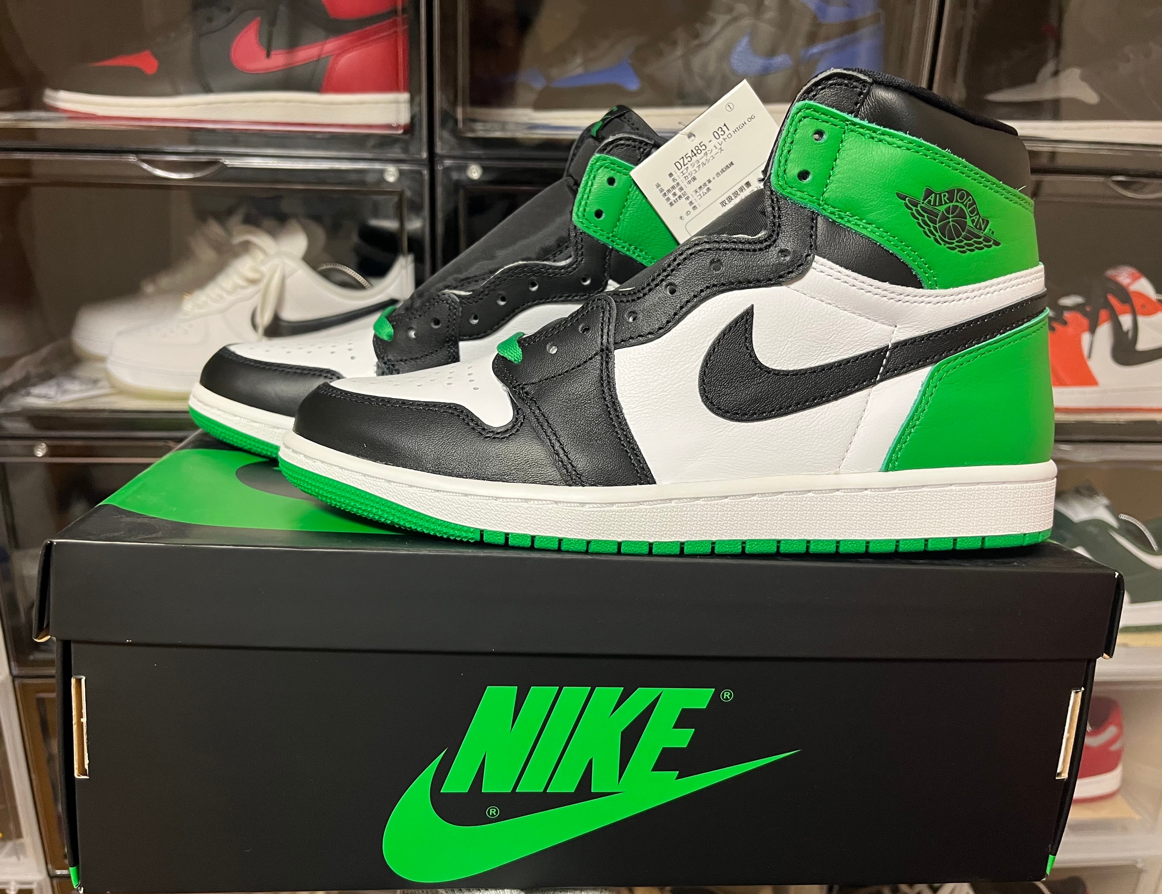Nike Air Jordan 1 Retro High OG "Celtics/Black and Lucky Green" (2023)