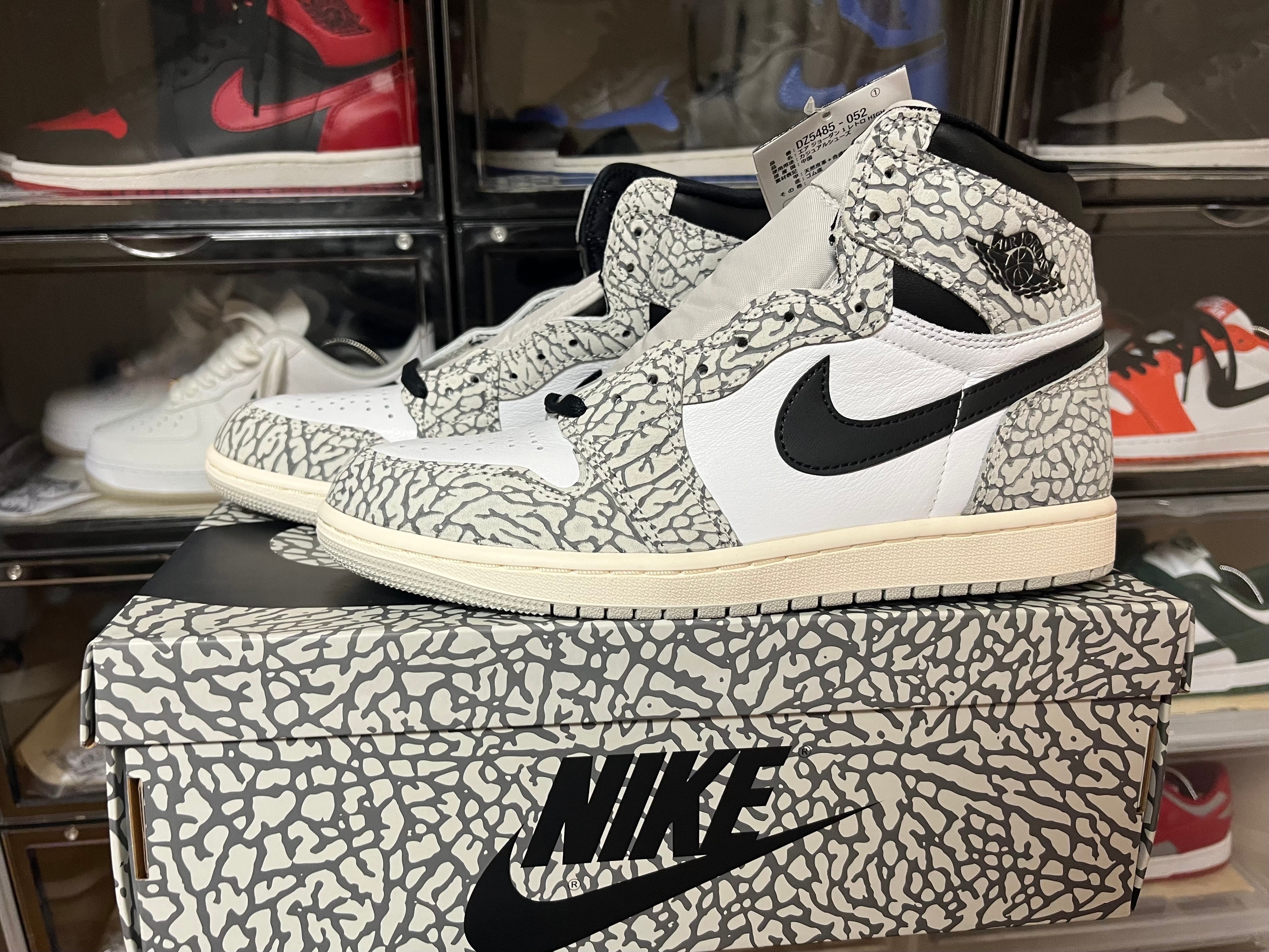 Nike Air Jordan 1 High OG "White Cement/Safari"
