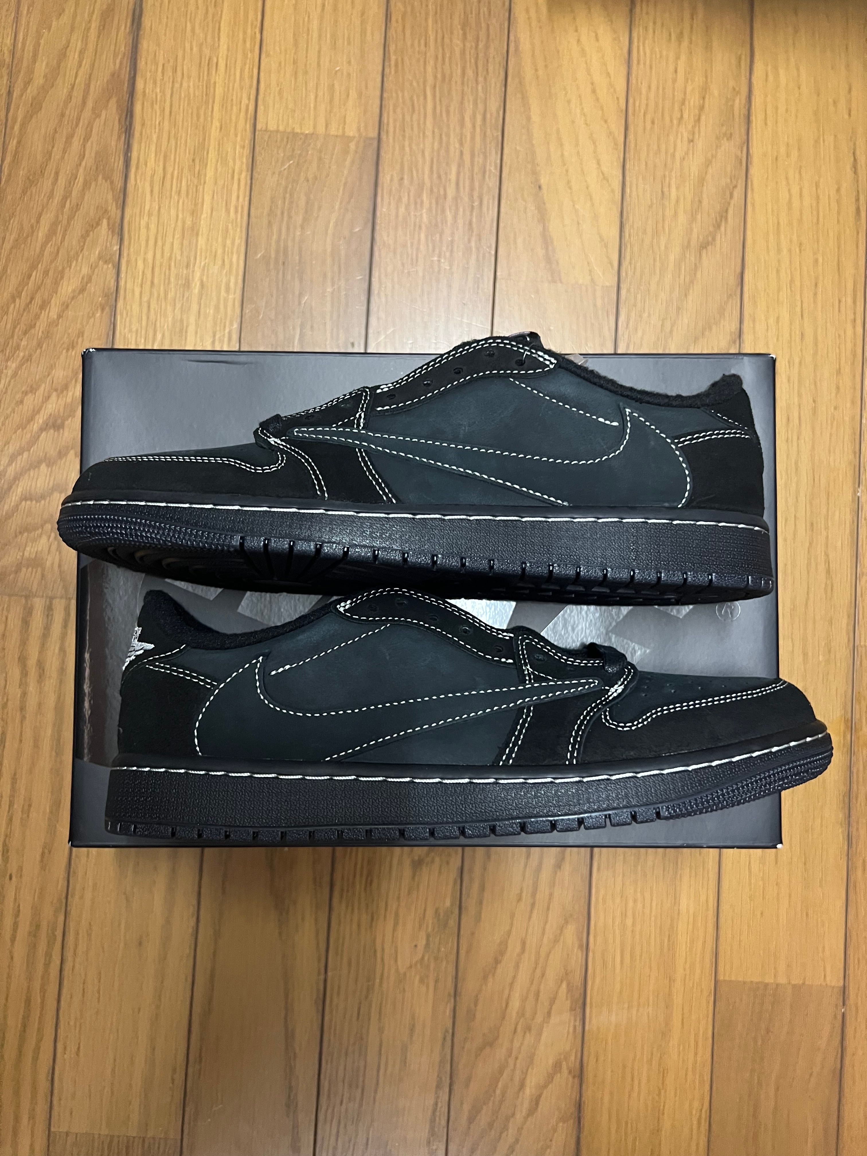 Travis Scott × Nike Air Jordan 1 Low OG SP "Black Phantom"