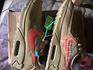 Off-White × Nike Air Max 90 "Desert Ore"