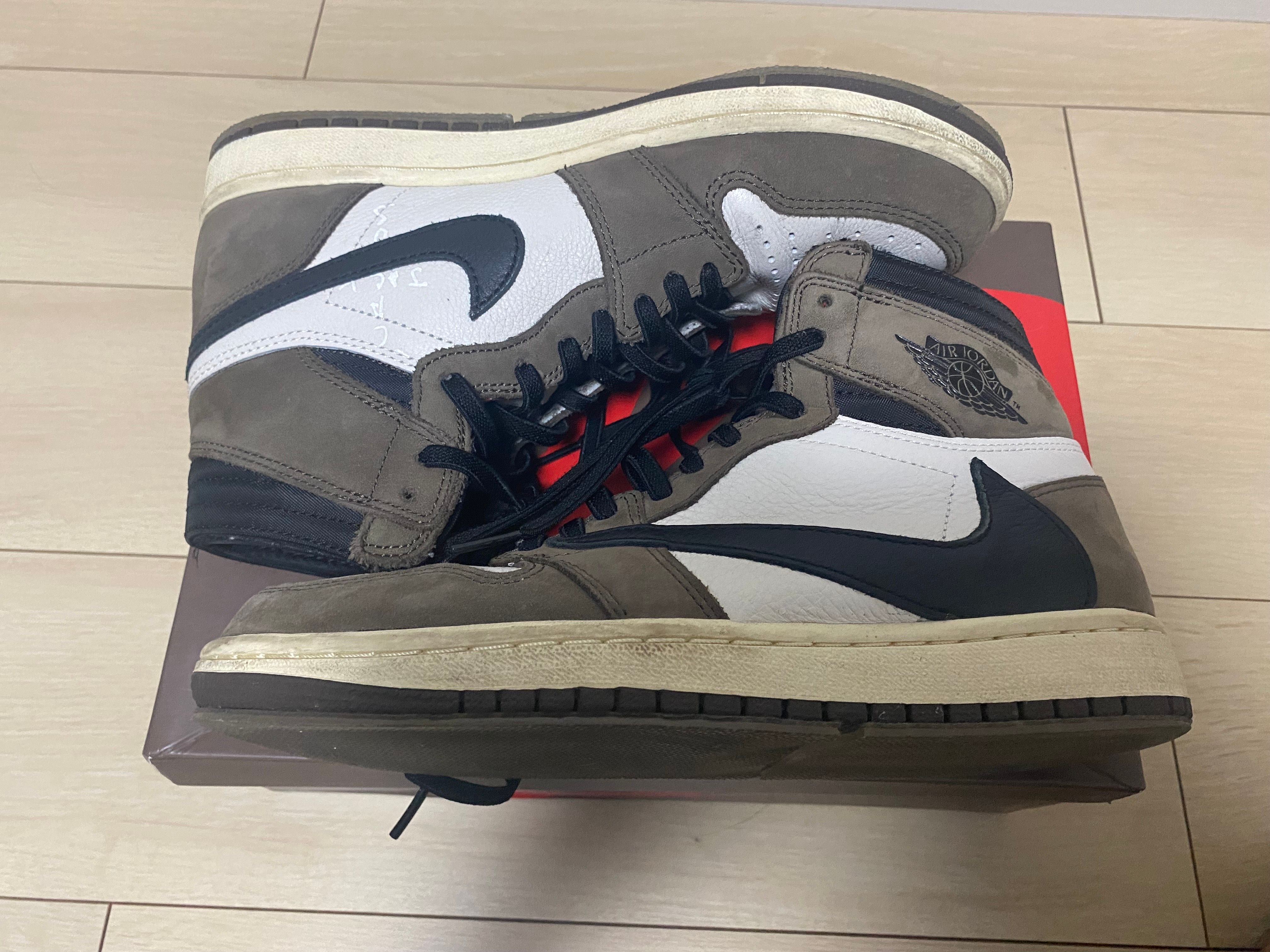 Travis Scott × Nike Air Jordan 1 Retro High OG TS SP "Sail/Dark Mocha"