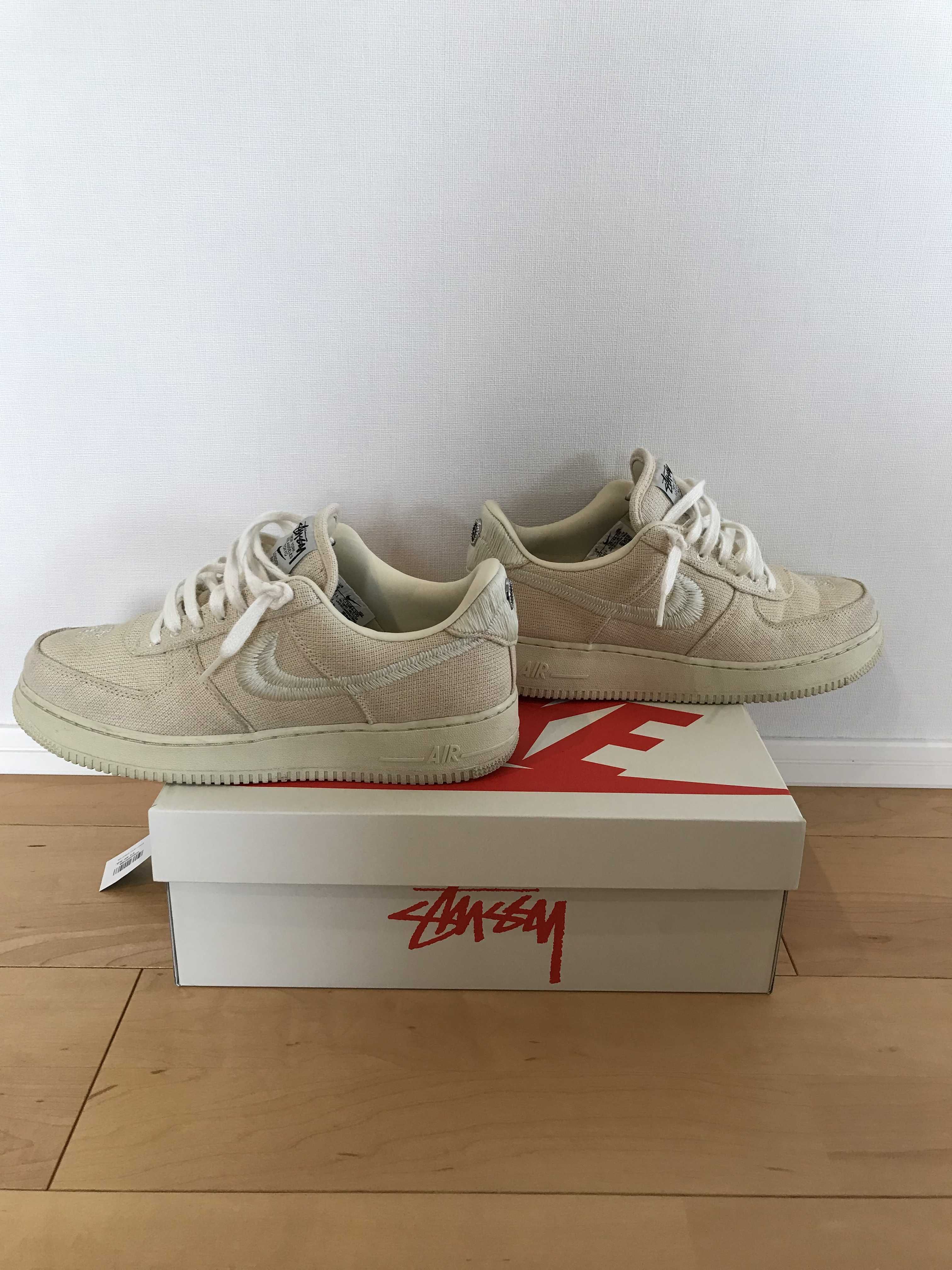 Stussy × Nike Air Force 1 Low "Fossil Stone"