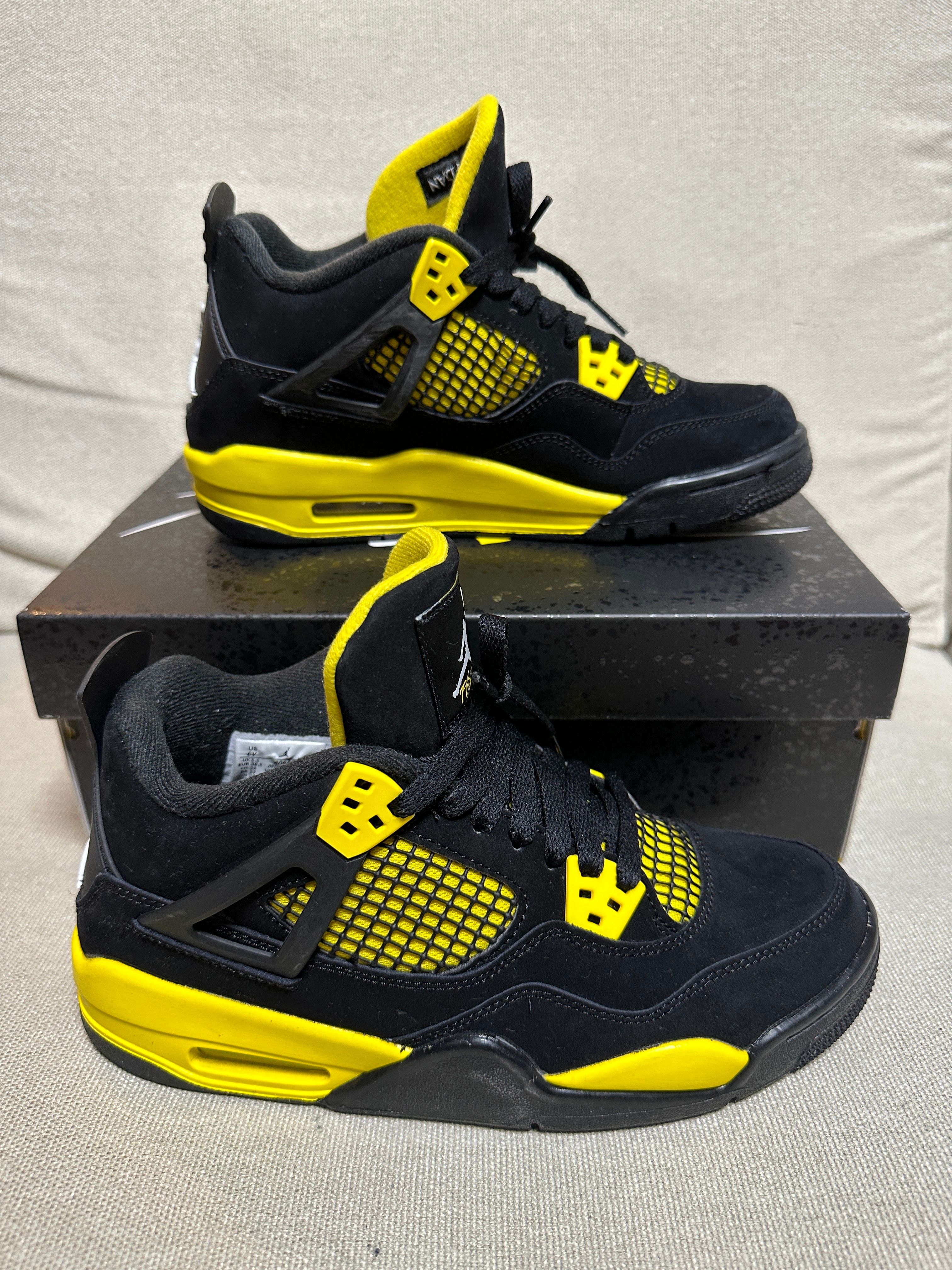 Nike GS Air Jordan 4 Retro "Thunder"(2023)