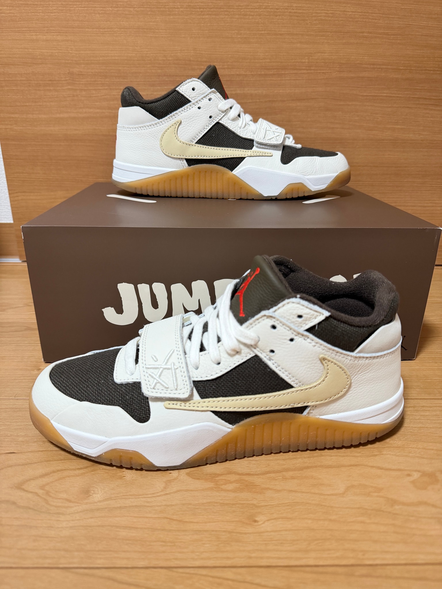 Travis Scott × Nike Jordan Jumpman Jack TR "Sail and Dark Mocha"