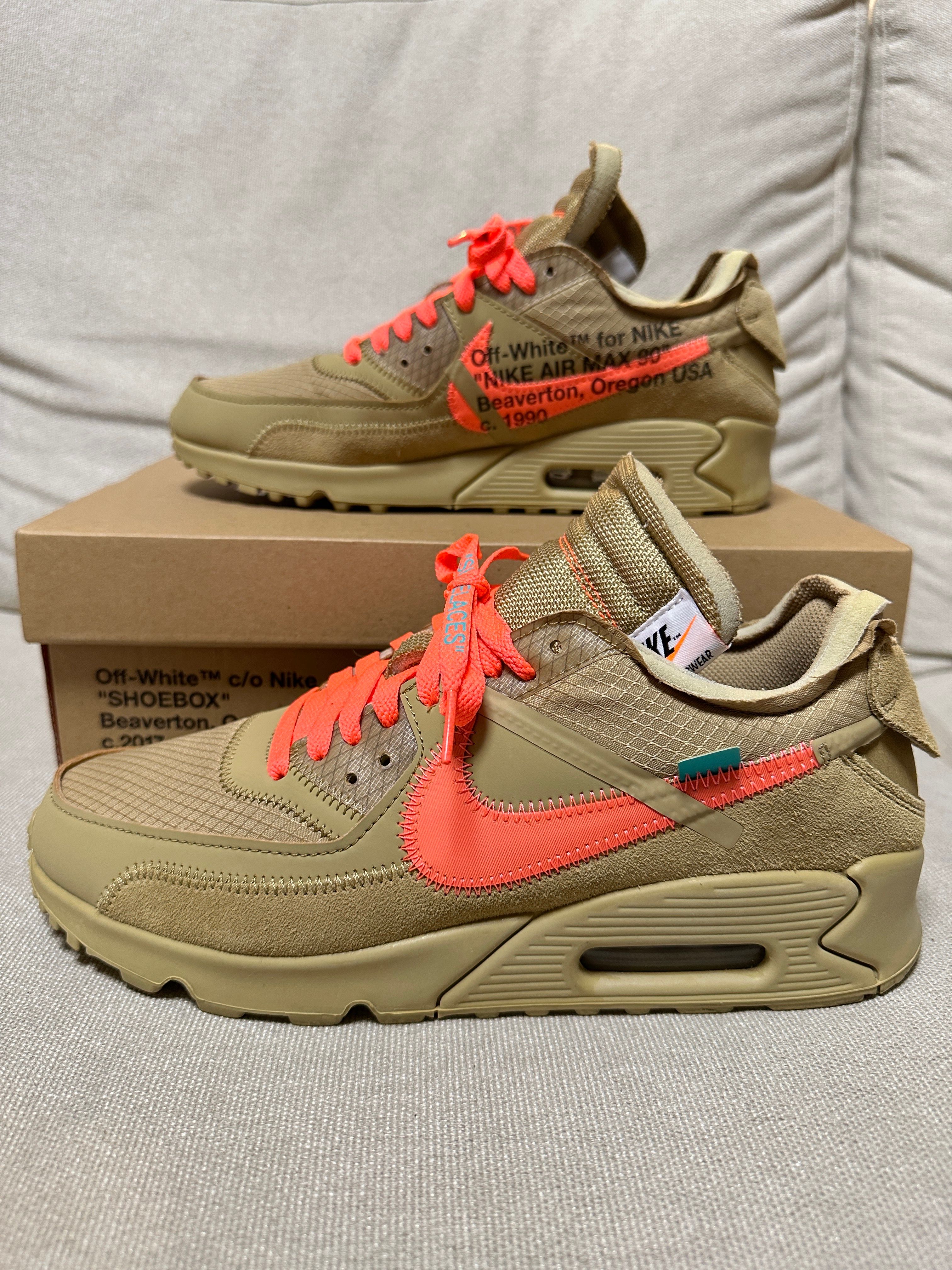 Off-White × Nike Air Max 90 "Desert Ore"