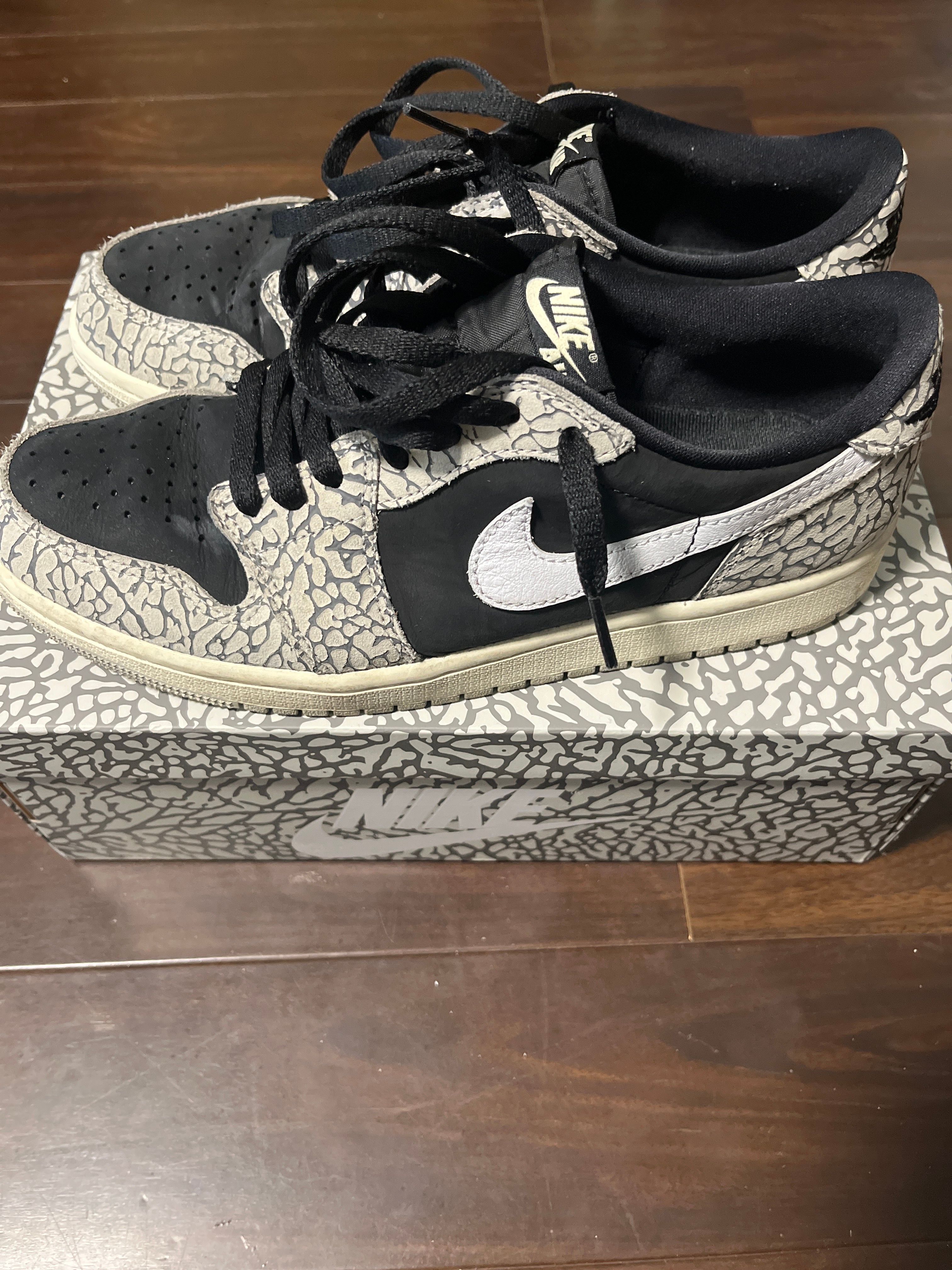 Nike Air Jordan 1 Retro Low OG "Black Cement"