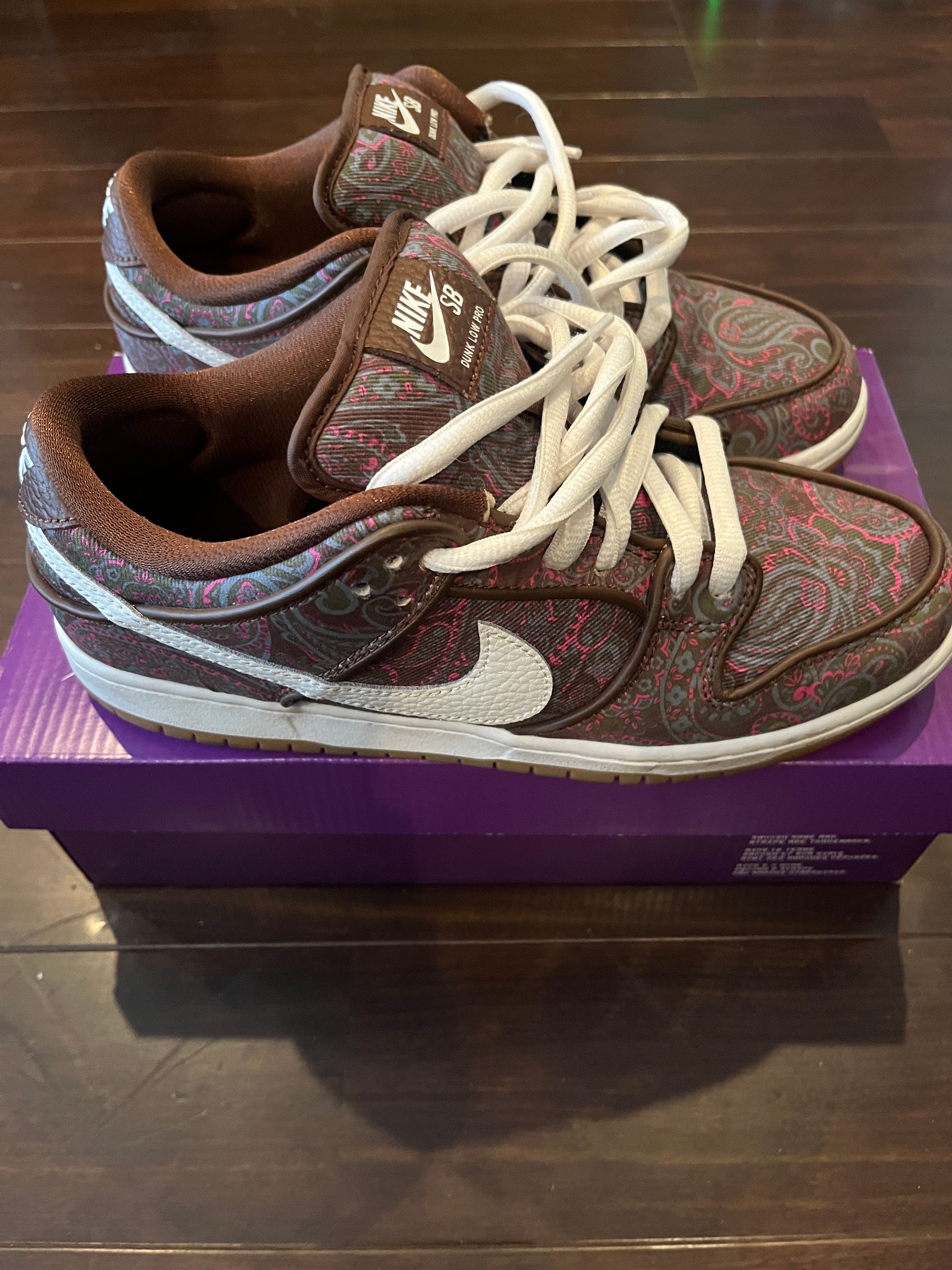 Nike SB Dunk Low PRM "Brown Paisley"