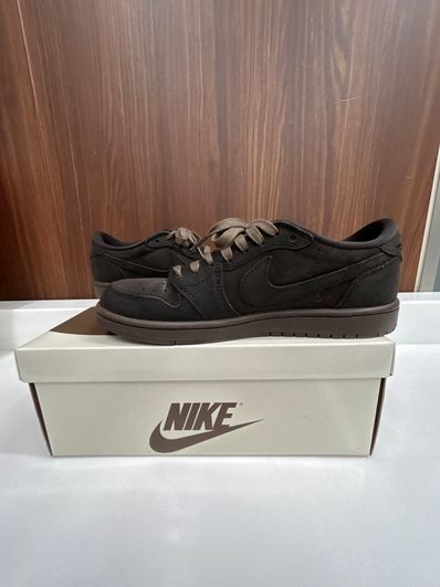 Travis Scott × Nike Air Jordan 1 Low OG SP "Velvet Brown and Dark Mocha"