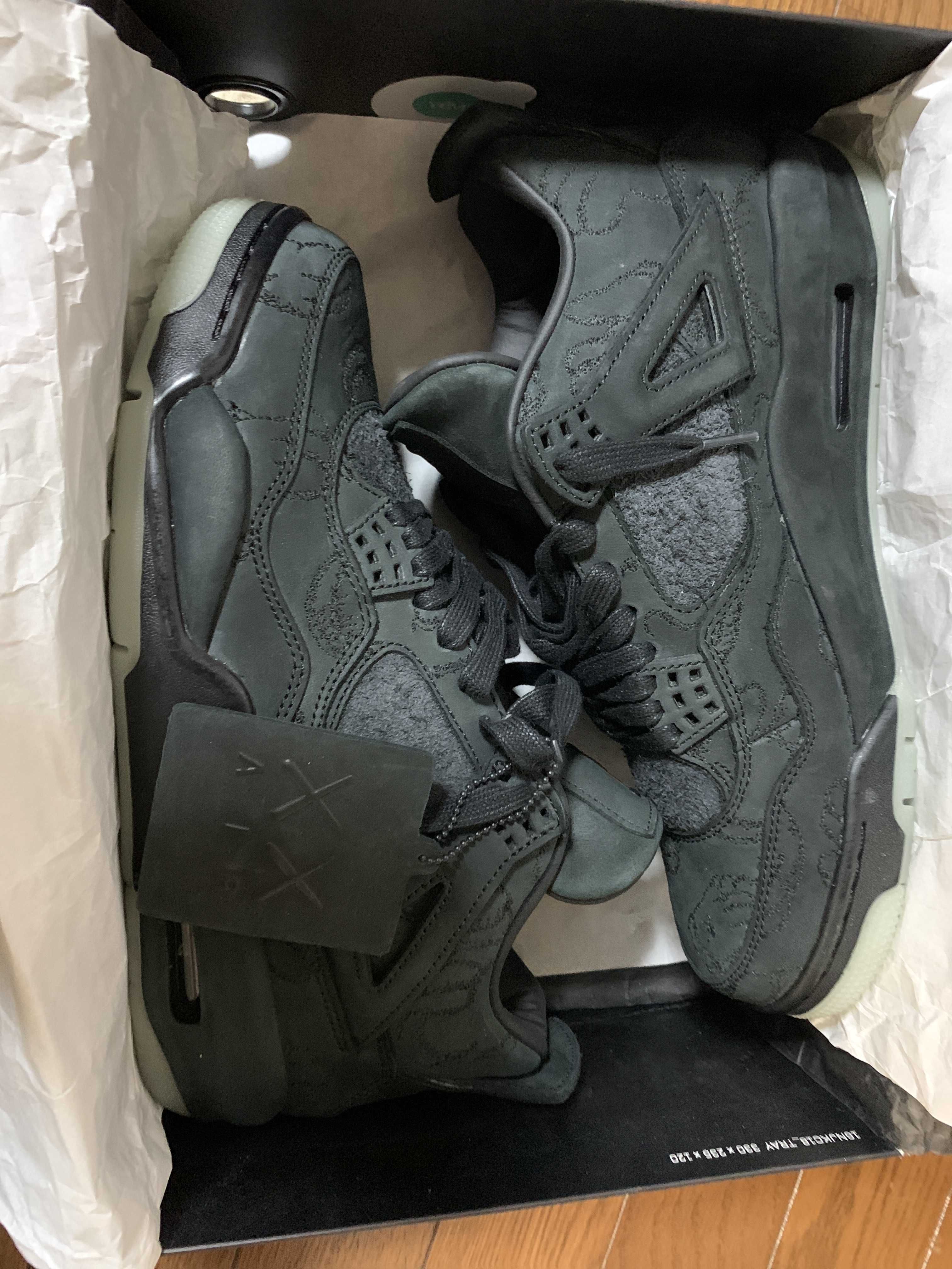 KAWS × Nike Air Jordan 4 Retro "Black"