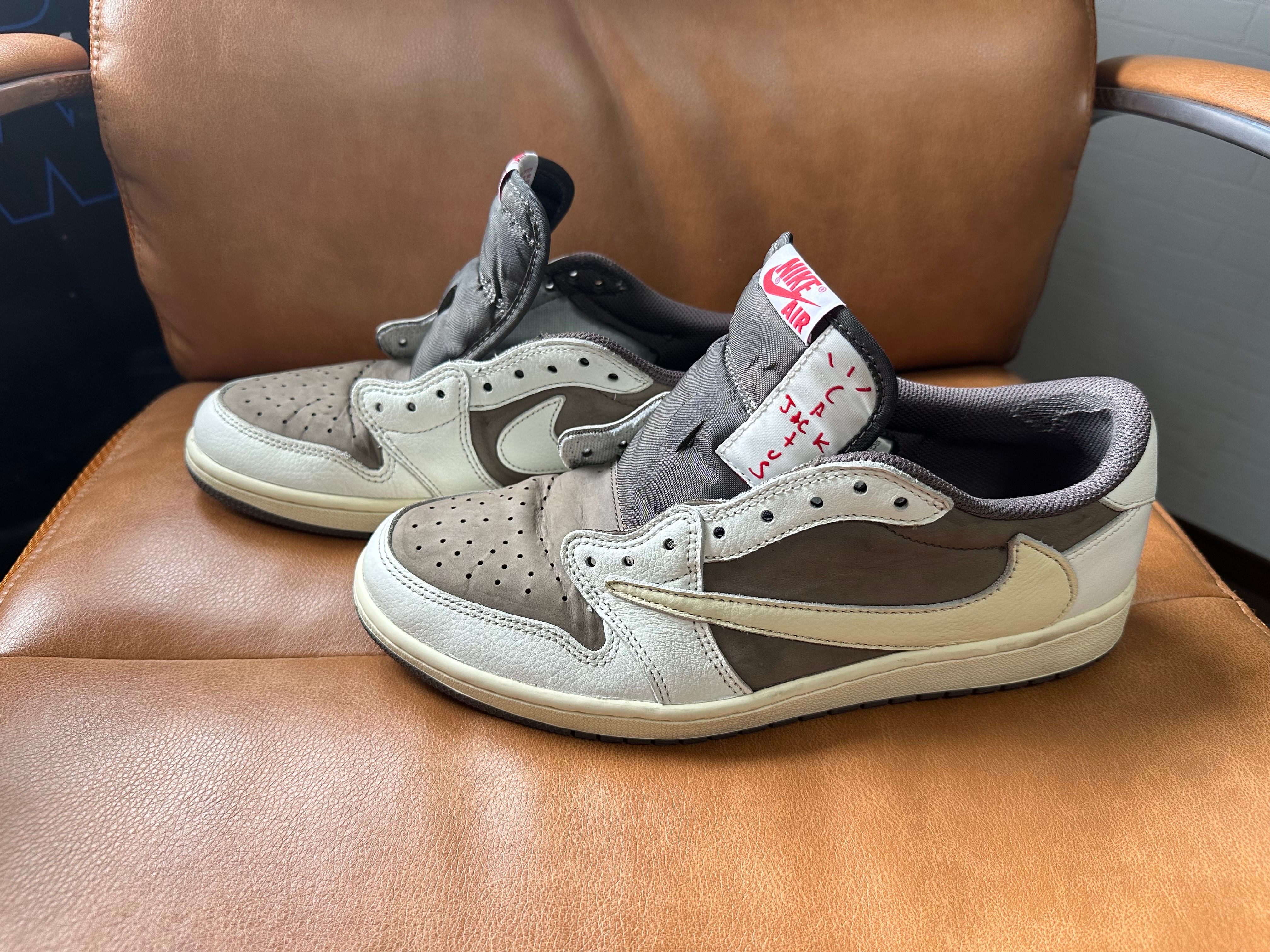 Travis Scott × Nike Air Jordan 1 Low OG SP "Reverse Mocha/Sail and Ridgerock"