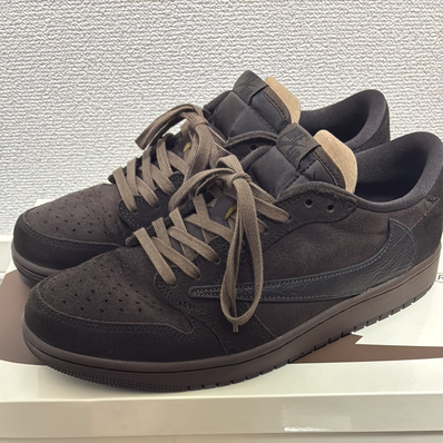 Travis Scott × Nike Air Jordan 1 Low OG SP "Velvet Brown and Dark Mocha"