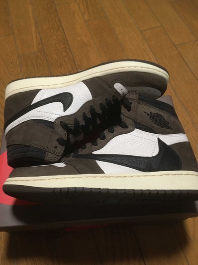 Travis Scott × Nike Air Jordan 1 Retro High OG TS SP "Sail/Dark Mocha"