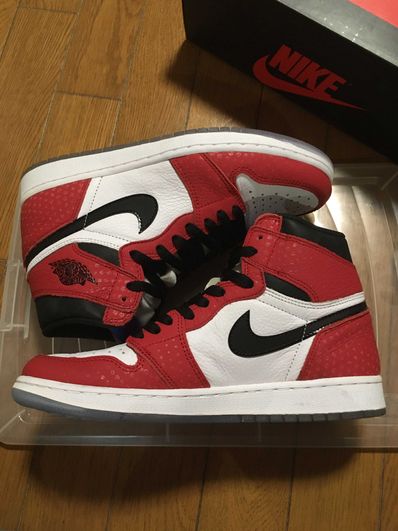 Spiderman × Nike Air Jordan 1 Origin Story "Gym Red/White/Photo Blue/Black"