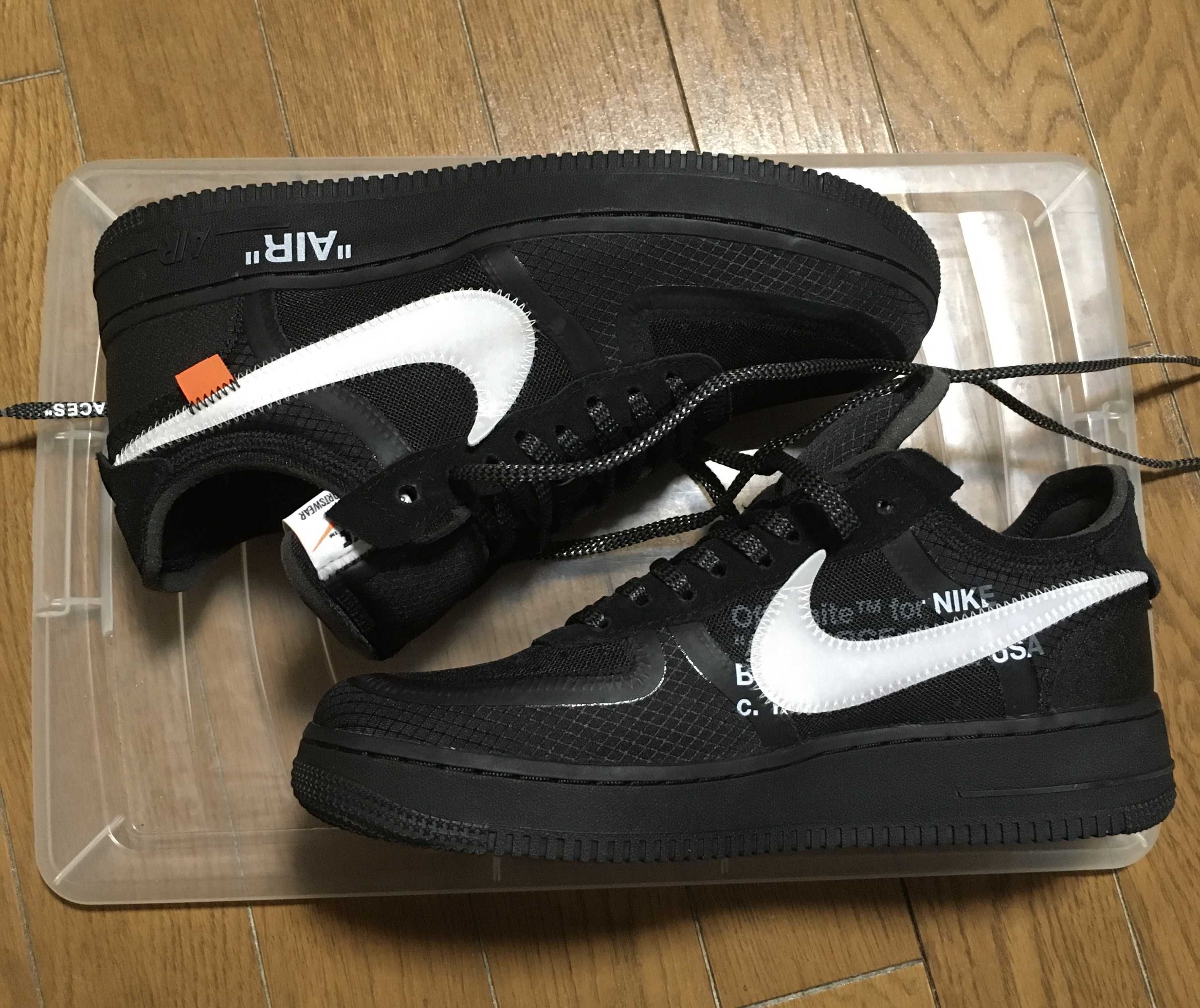 Off-White × Nike Air Force 1 Low "Black"