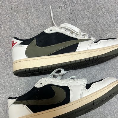 Travis Scott × Nike Women's Air Jordan 1 Low OG "Medium Olive"
