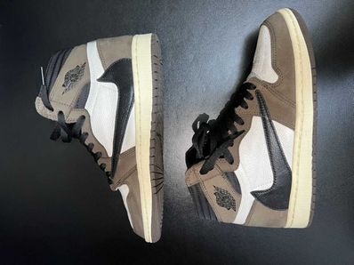 Travis Scott × Nike Air Jordan 1 Retro High OG TS SP "Sail/Dark Mocha"