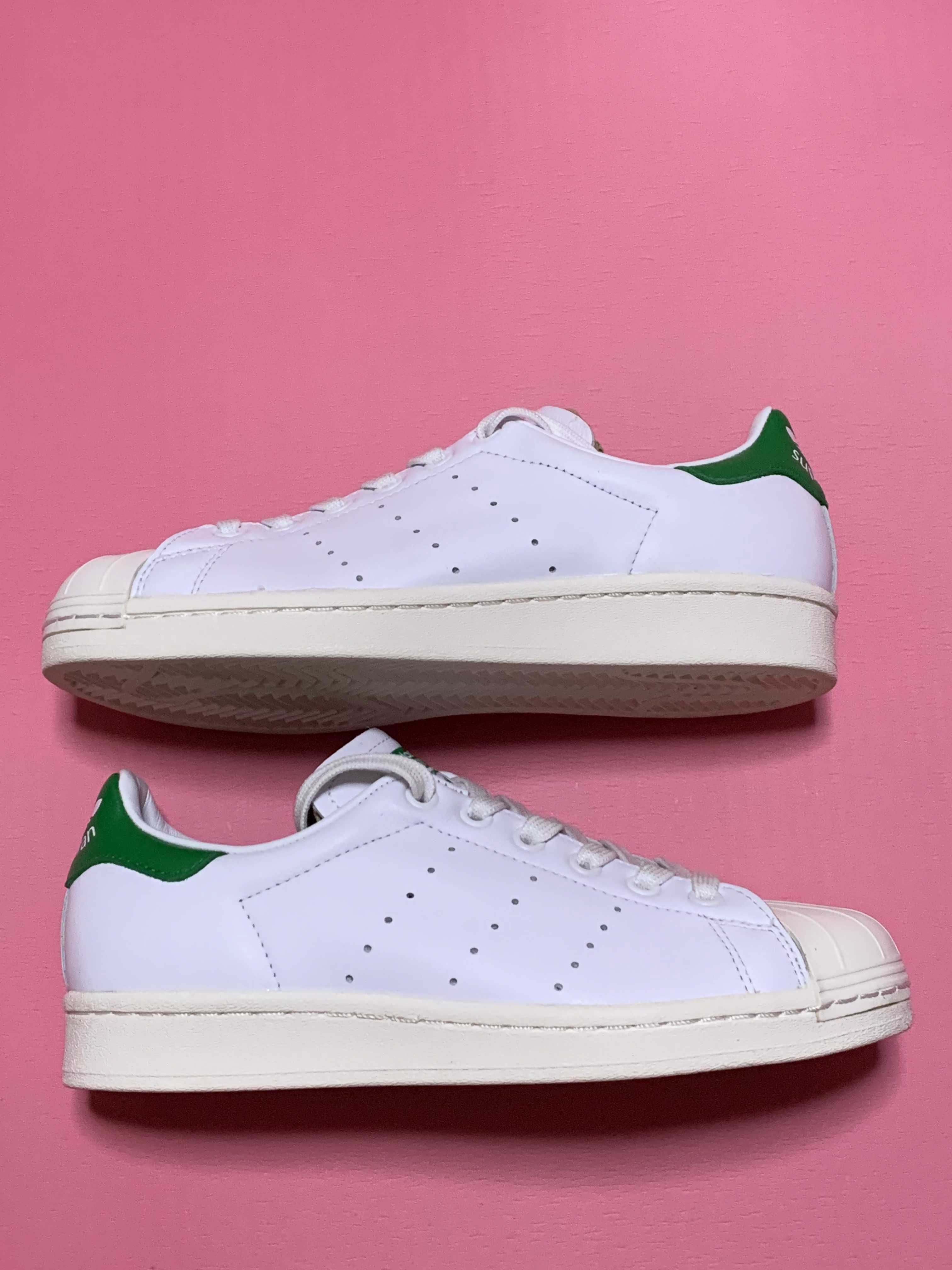 adidas SUPER STAR × STANSMITH "WHITE/GREEN"