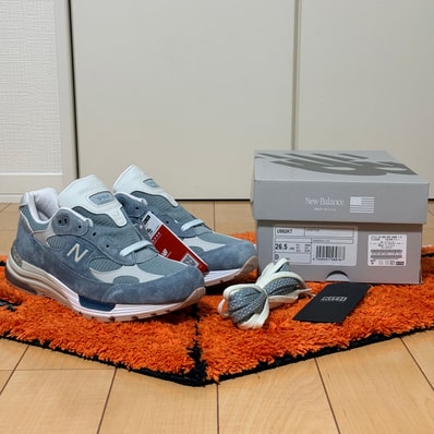 KITH × New Balance 992 "Aegean Blue/Shadow Gray"