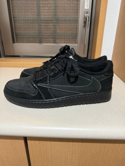 Travis Scott × Nike Air Jordan 1 Low OG SP "Black Phantom"