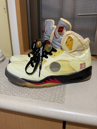 Off-White × Nike Air Jordan 5 "Sail"