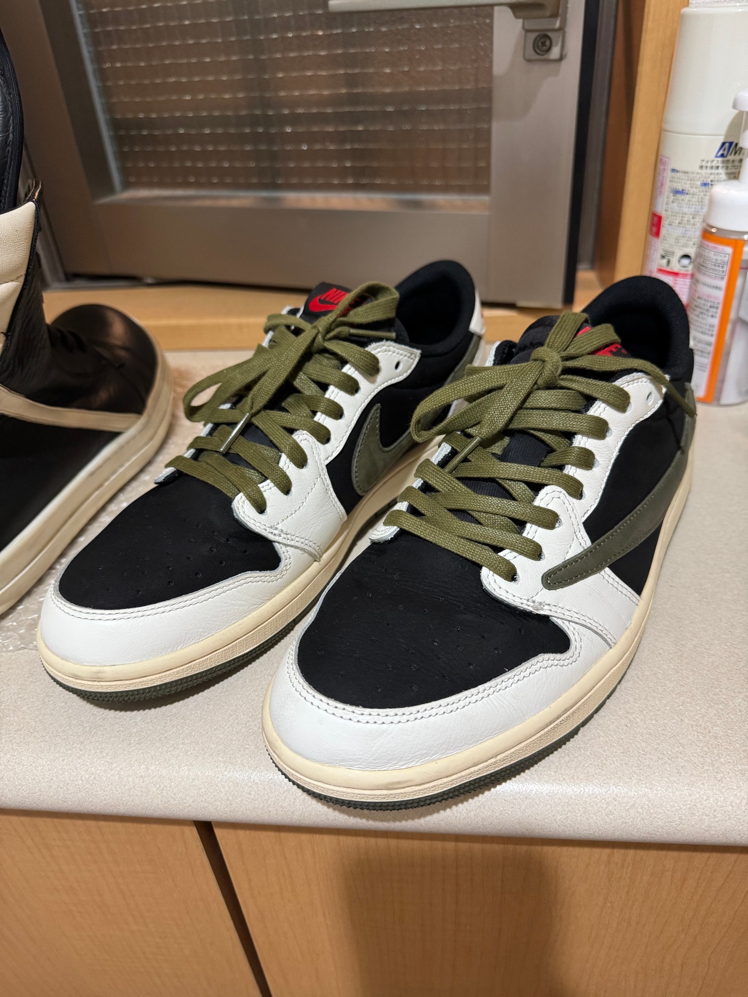 Travis Scott × Nike Women's Air Jordan 1 Low OG "Medium Olive"