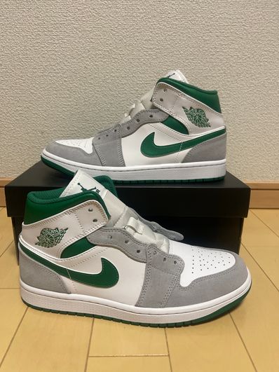 Nike Air Jordan 1 Mid "Green Grey White"