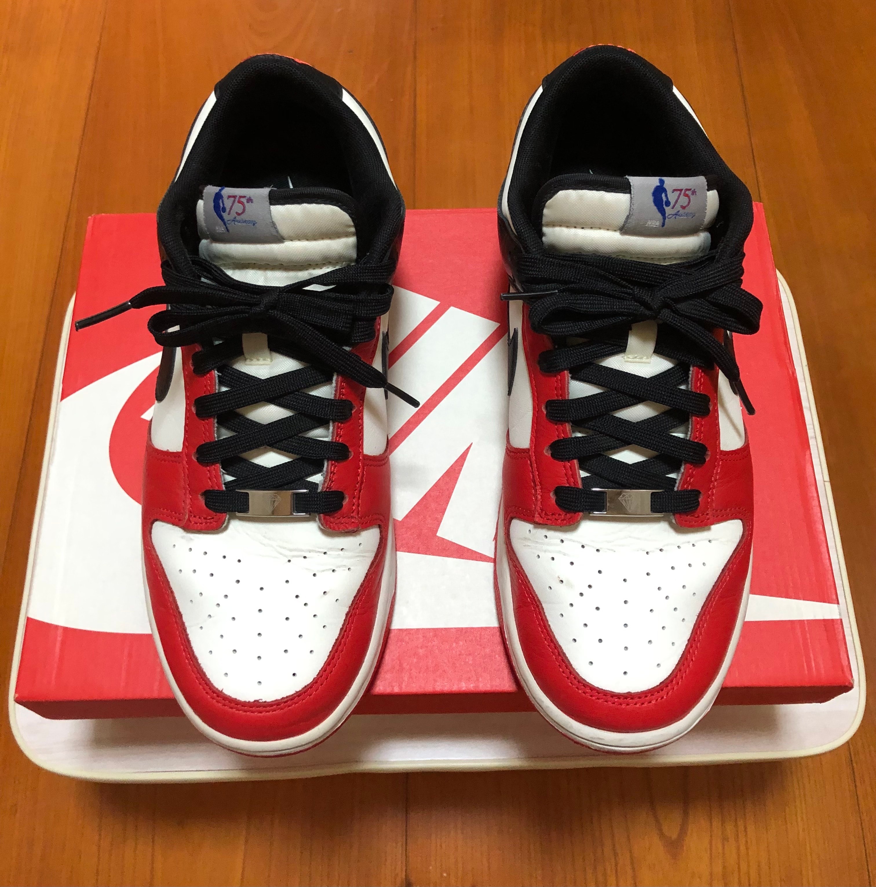 NBA × Nike Dunk Low EMB 75th Anniversary "Chicago Bulls"