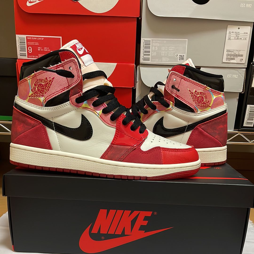 Spider-Man × Nike Air Jordan 1 Retro High OG SP "Spider-Man: Across the Spider-Verse/University Red"