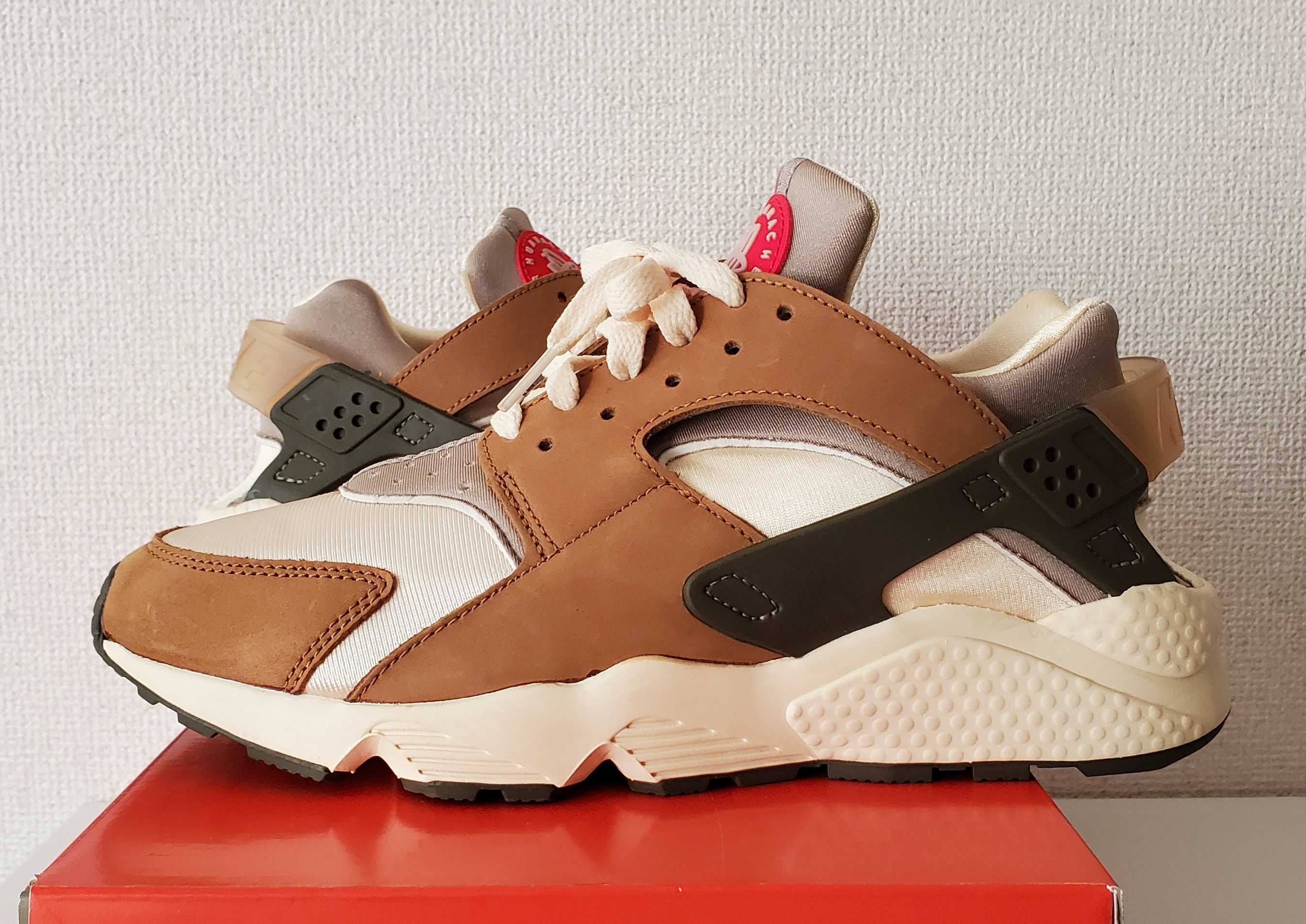 Stussy × Nike Air Huarache "Desert Oak"