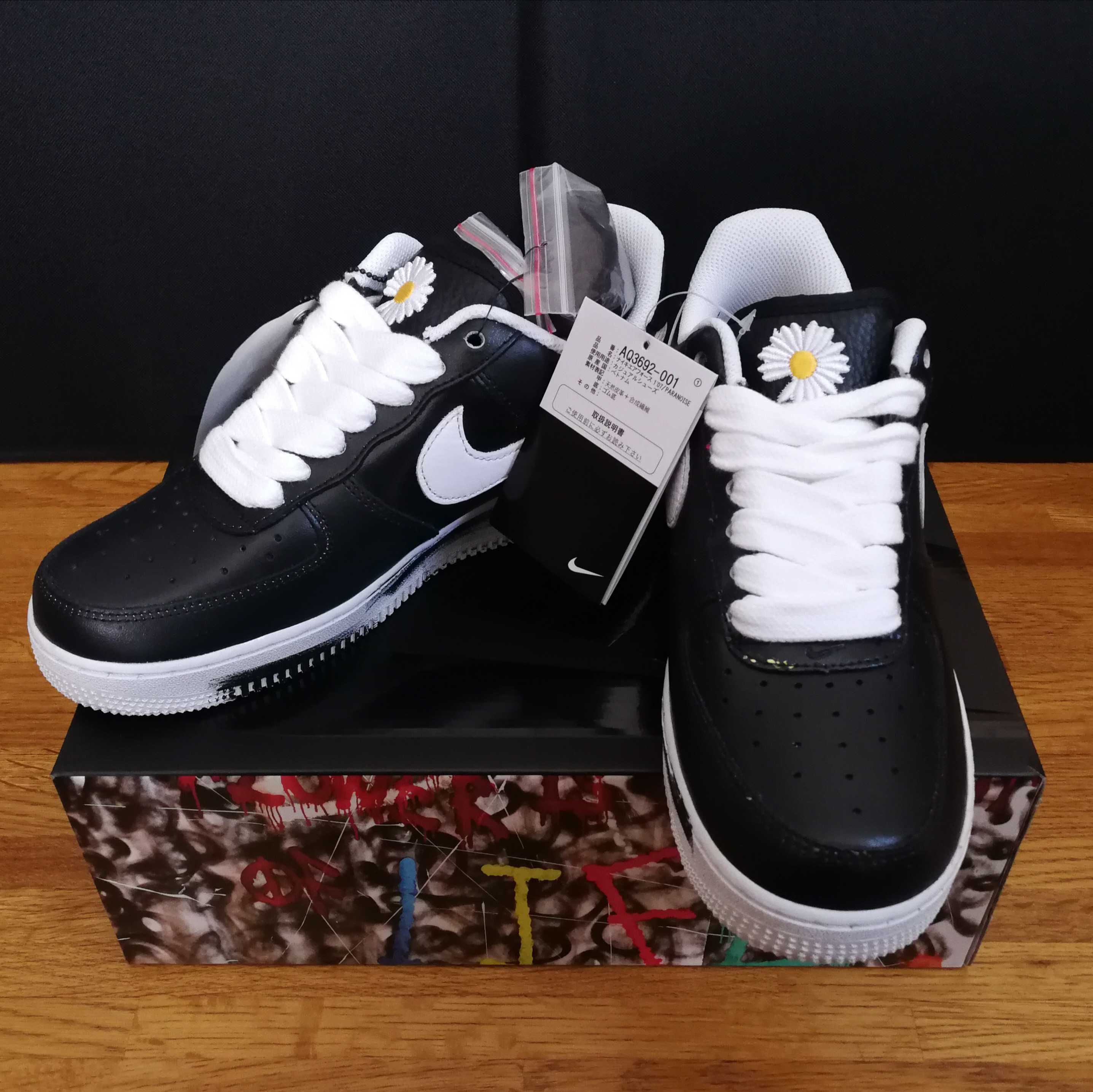 PEACEMINUSONE × Nike Air Force 1 Low Para Noise "Black" / G-DRAGON