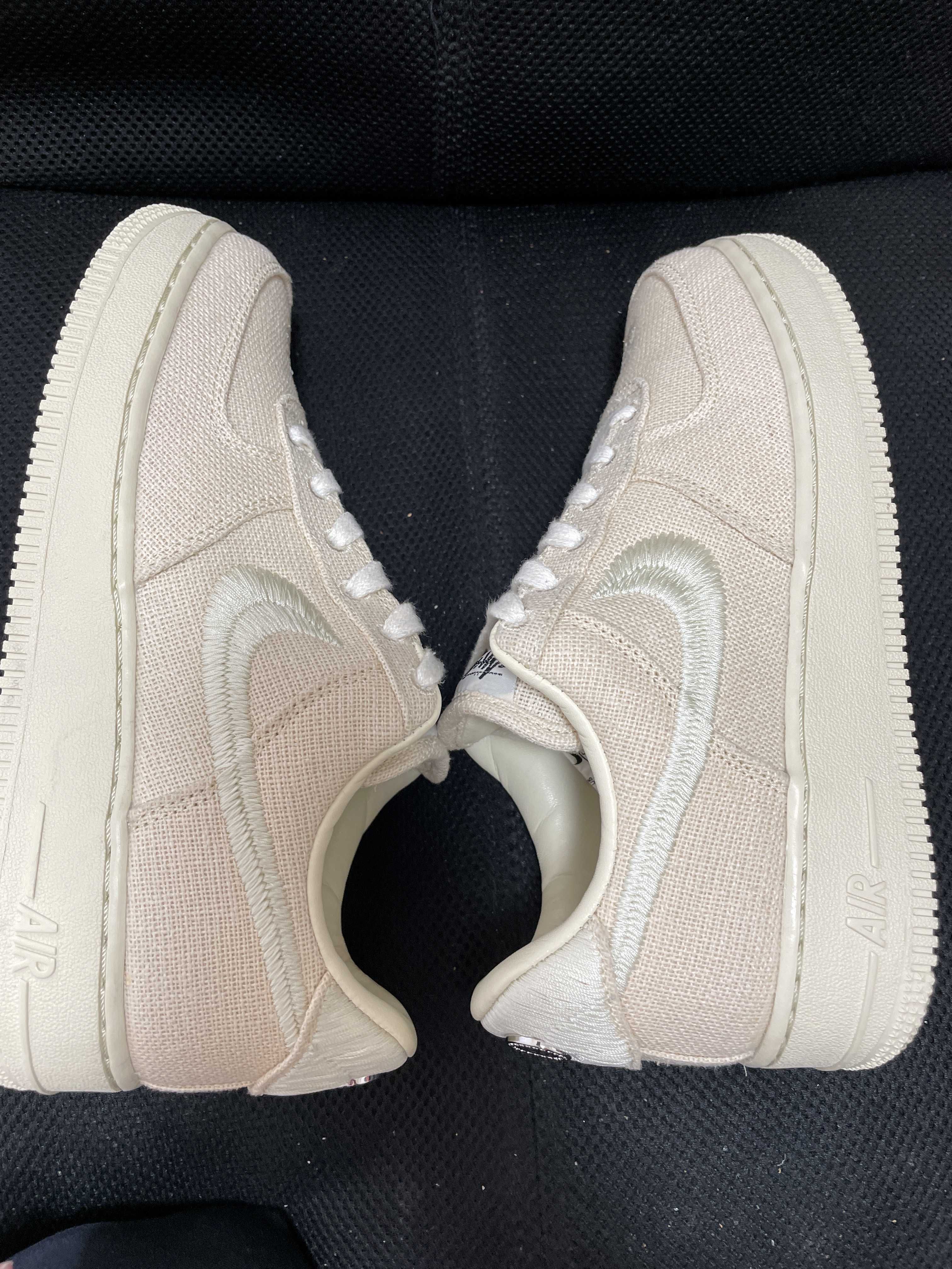 Stussy × Nike Air Force 1 Low "Fossil Stone"