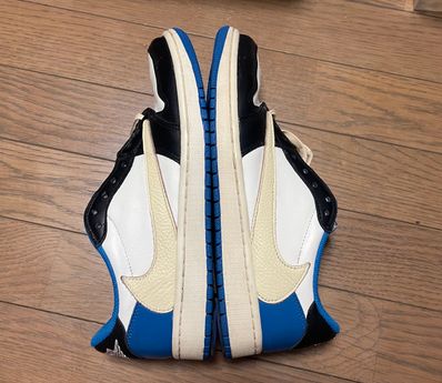 Travis Scott × fragment design × Nike Air Jordan 1 Low OG SP "Military Blue"