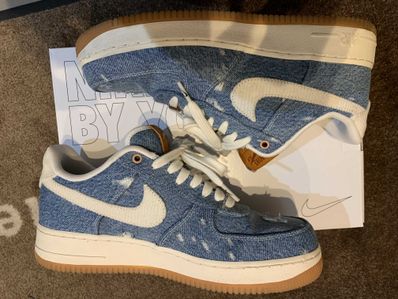 Levi’s®︎ × Nike Air Force 1 Low "White/Denim" (Nike By You)