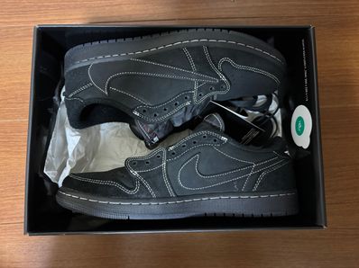 Travis Scott × Nike Air Jordan 1 Low OG SP "Black Phantom"