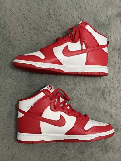 Nike Dunk High "Championship White and Red"