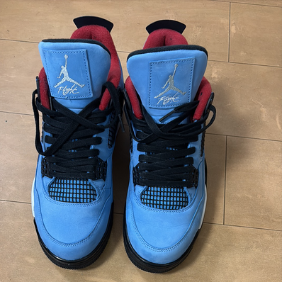 Travis Scott × Nike Air Jordan 4 Retro Cactus Jack "University Blue"