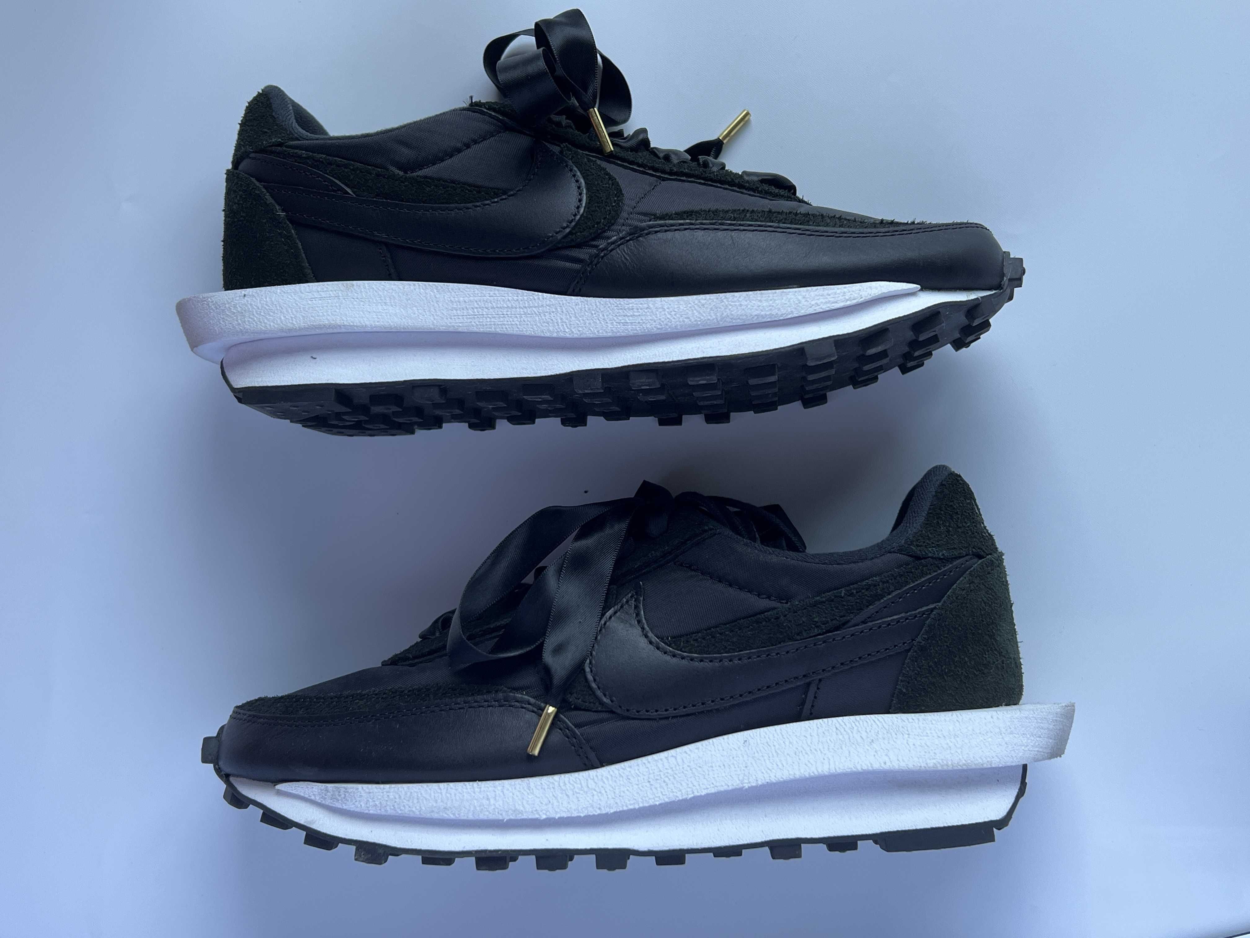 sacai × Nike LDV Waffle "Triple Black"