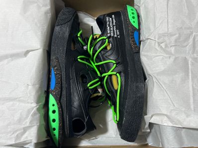 Off-White × Nike Blazer Low "Black and Electro Green"