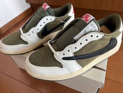 Travis Scott × Nike Air Jordan 1 Low OG SP "Reverse Olive"