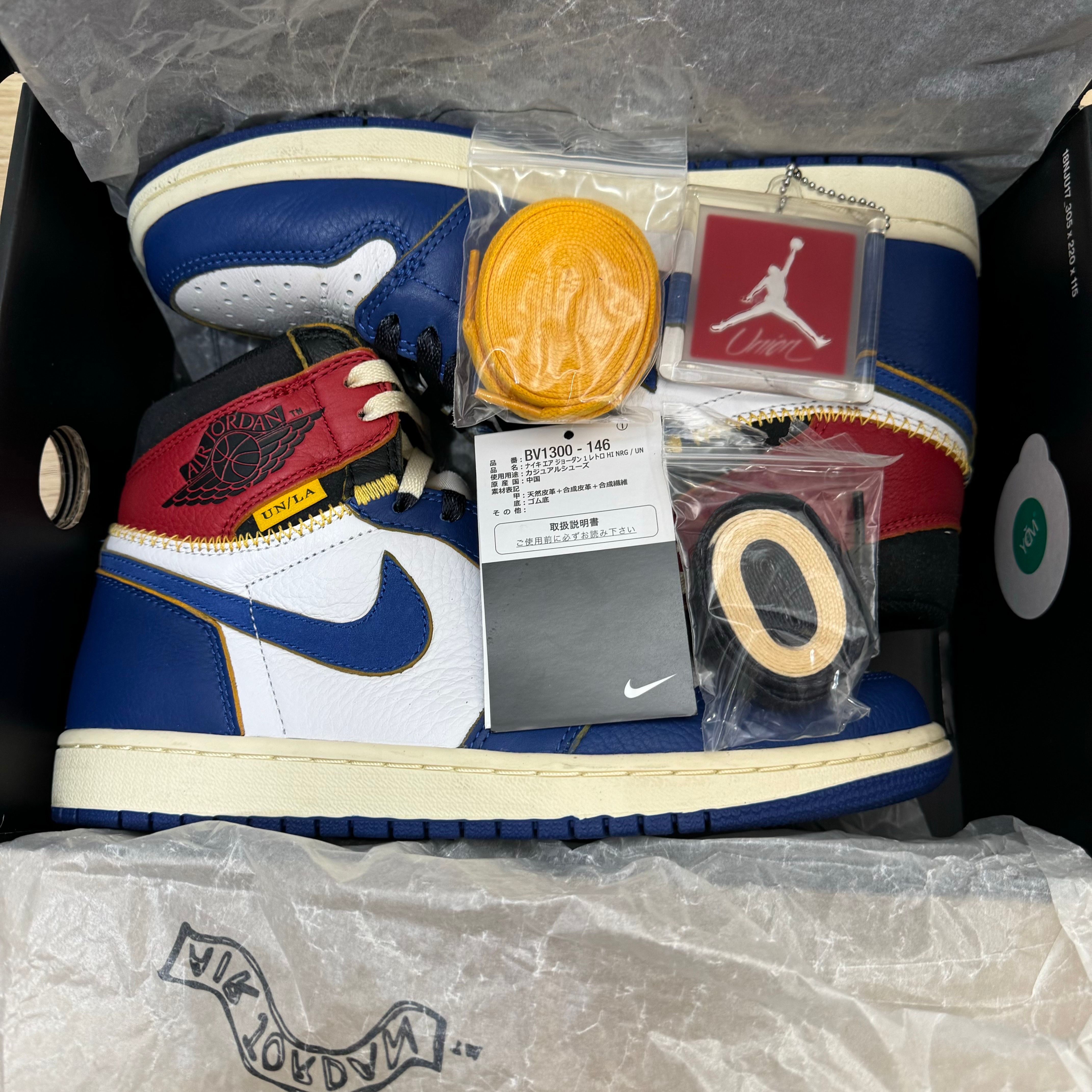 Union × Nike Air Jordan 1 Retro High OG NRG "Storm Blue/Varsity Red"