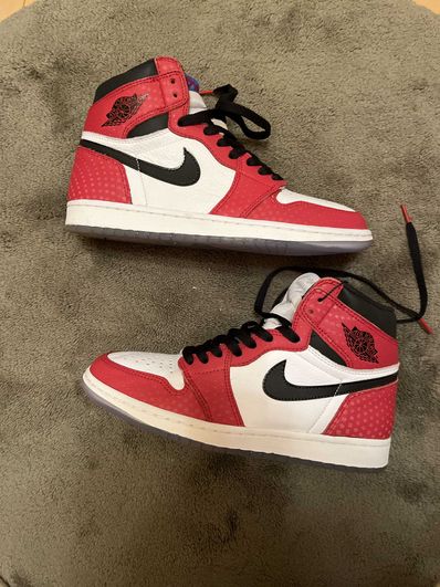 Spiderman × Nike Air Jordan 1 Origin Story "Gym Red/White/Photo Blue/Black"