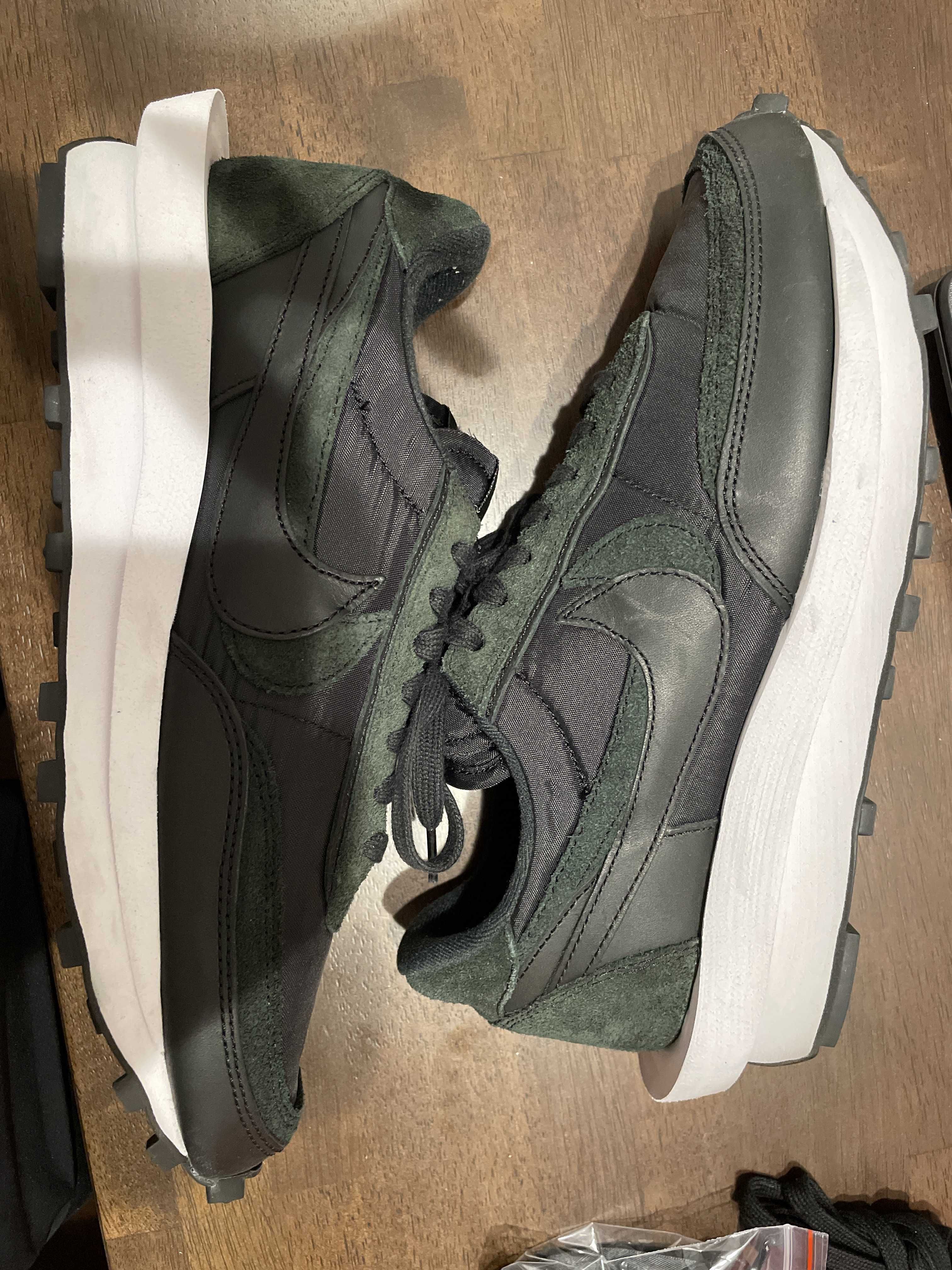 sacai × Nike LDV Waffle "Triple Black"