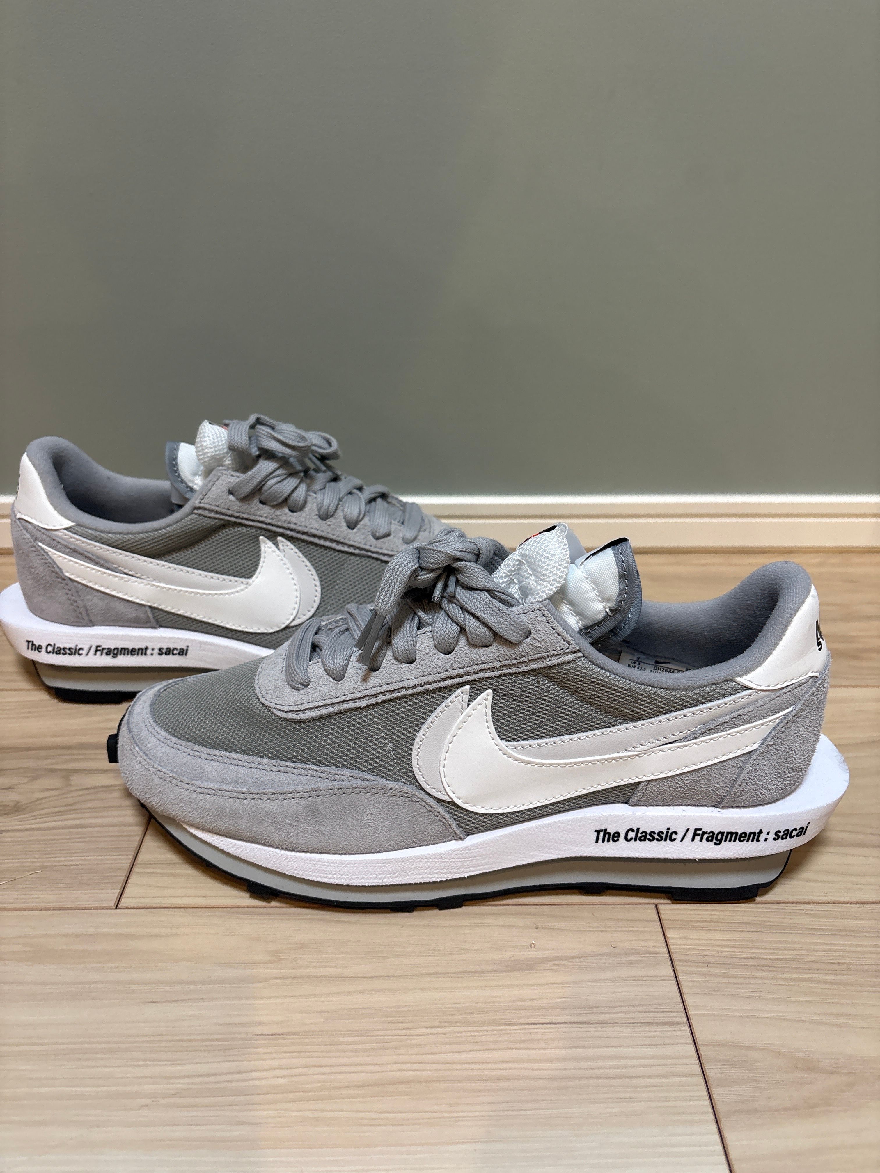Fragment × sacai × Nike LD Waffle "Light Smoke Grey"